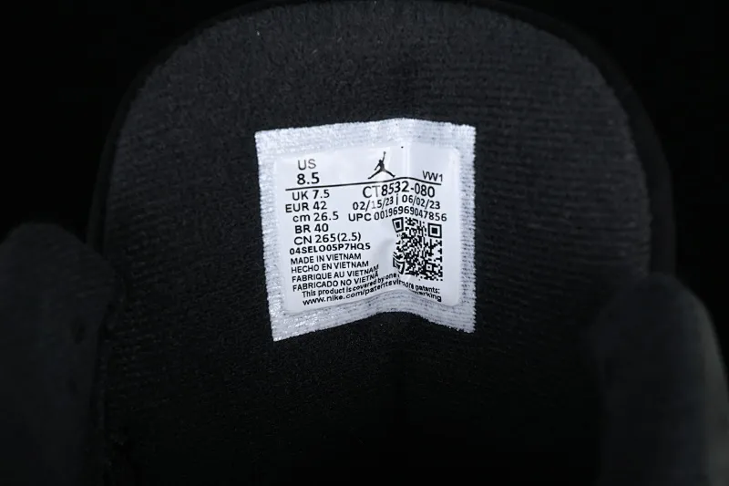 All categories Air Jordan Jordan series basketball shoes Air Jordan 3 foreign trade version Air Jordan 3 Retro "Fear" AJ3 Joe 3 fear dark gray CT8532-080
